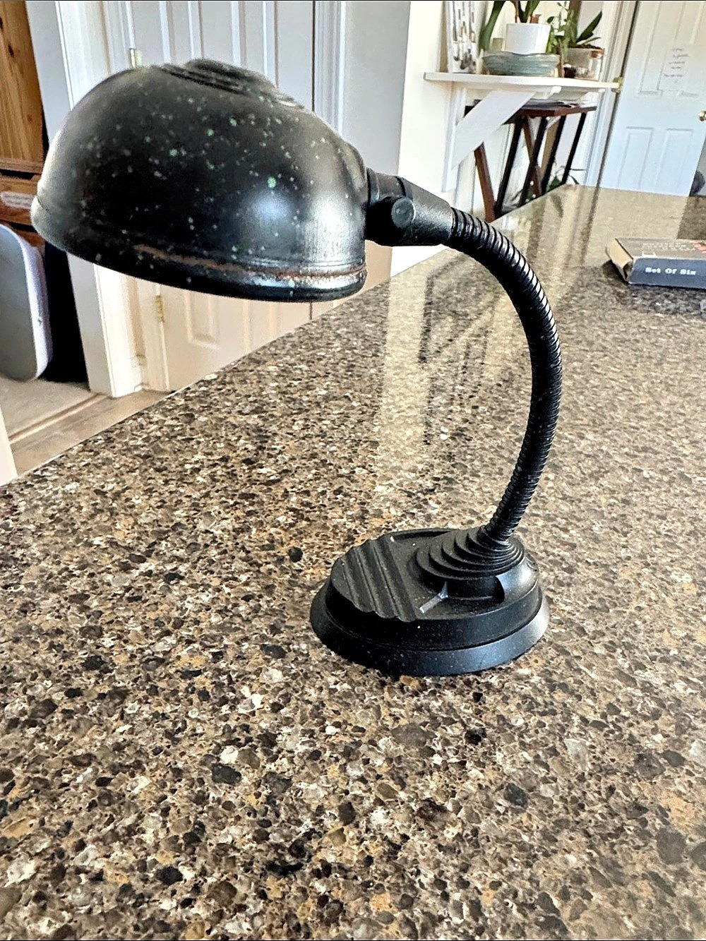 American Girl Doll 6" to 8" Black Adjustable Desk Lamp